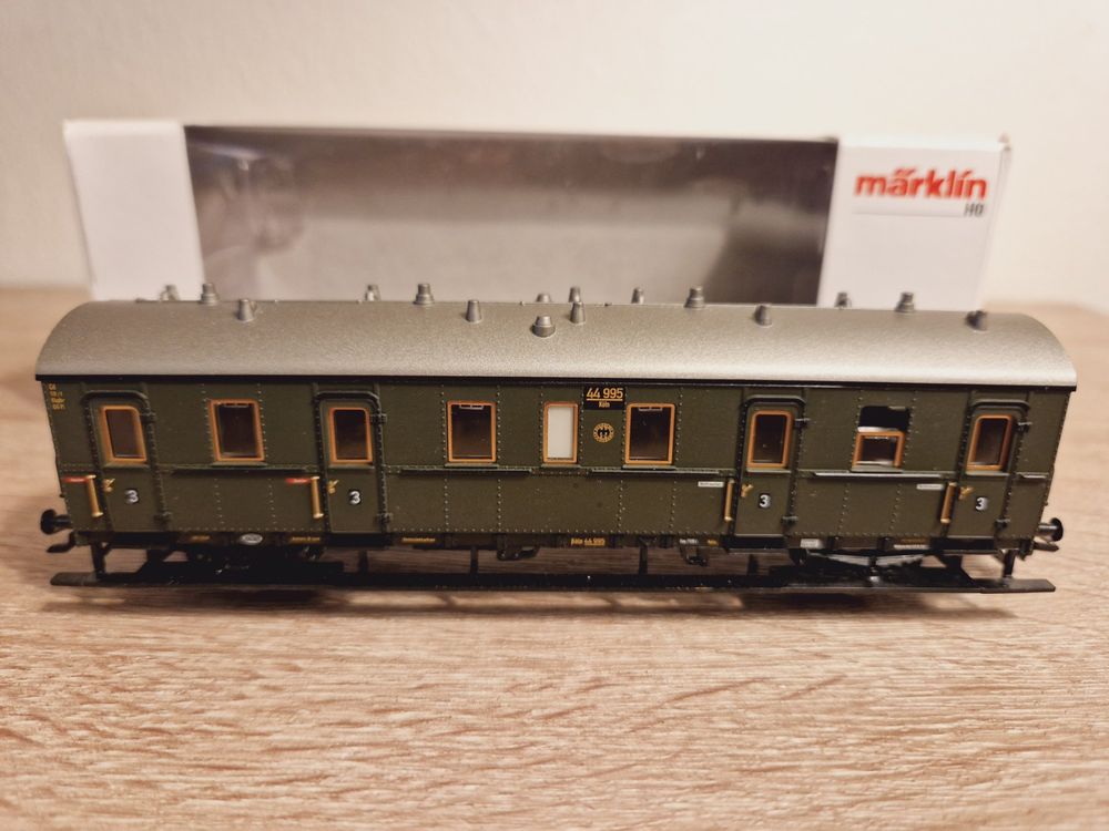 Märklin 43313 Abteilwagen 3.Kl DRG H0 OVP NEU (Neu und originalverpackt ...