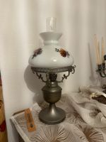 Petroleumlampe im antiken Stil aus Zinn