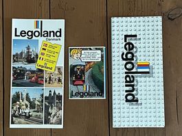 Drei Legoland Prospekte Dänemark, 1984, 1985