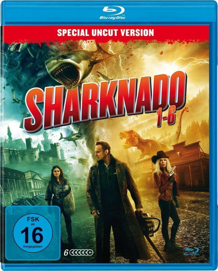 Tutti i DVDs: Sharknado 1-6, Special Edition, UNCUT – Usato da Sessa venduto da fraenklishop