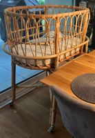 ✨️ Wunderhübsches Rattan Babybett auf Rädern ✨️