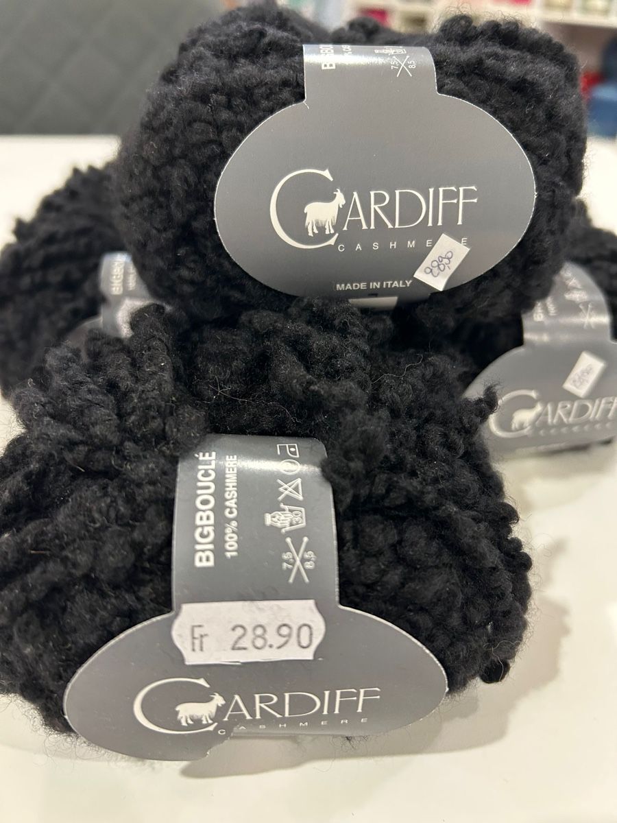 Lana: Cardiff Big Boucle (6x noir) – Nuovo e nell'imballaggio originale da Bex venduto da eli_2kgy 2