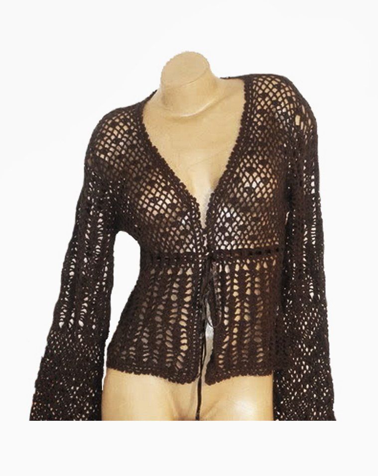 Mexx Maglioni & Felpe: Mexx Damen Strick-Pullover Net Strick-Jacke /braun/neu/Gr.XL – Nuovo e nell'imballaggio originale da Wohlenschwil venduto da ABC-Vintage 1