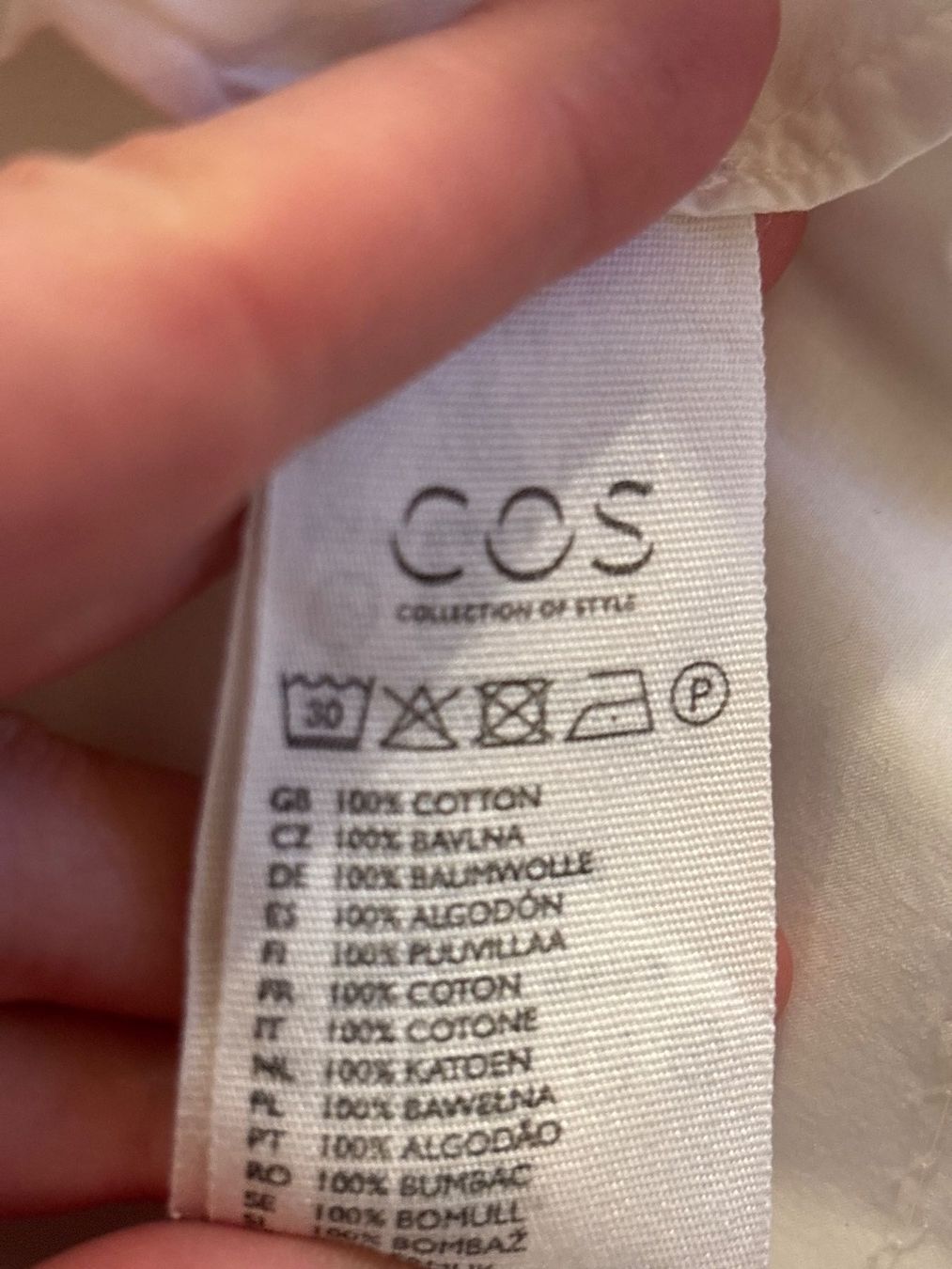 Cos Blusen: COS weisse Bluse mit verdeckter Knopfleiste Gr. 36 – Gebraucht aus Zürich von missmodernage 4