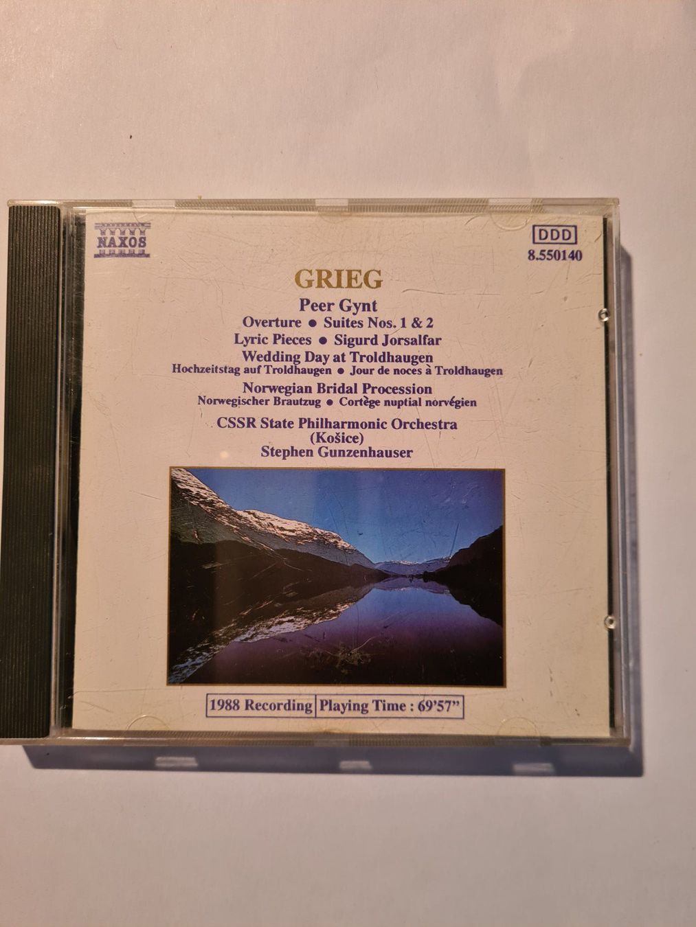 CD: Stephen Gunzenhauser- CSSPO-Grieg- Peer Gynt – Usato da Nyon venduto da gss_7jsq