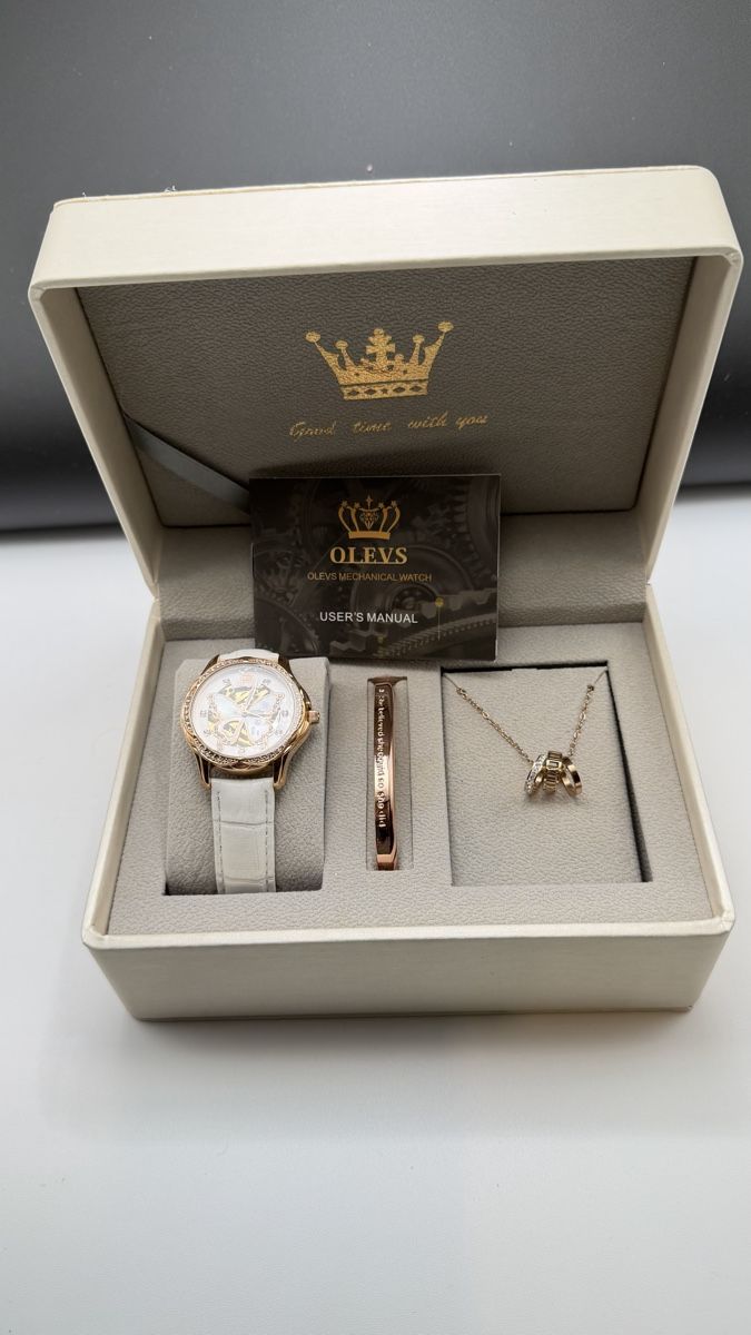 Orologi: OLEVS Automatik Damen Uhr Set  Geschenkbox – Nuovo e nell'imballaggio originale da Seuzach venduto da ann_w2zc