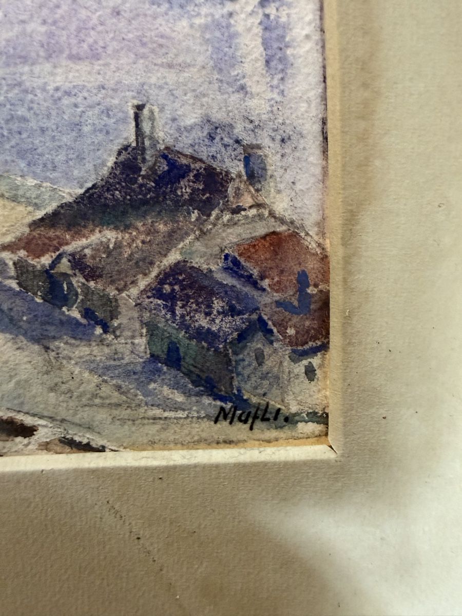 Dipinti: Walter Mafli aquarelle  – Usato da Fétigny venduto da lab_6dry 3