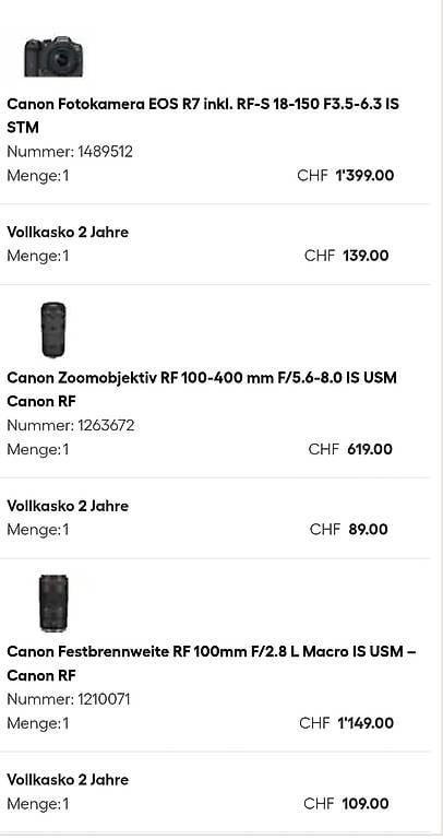 Canon Fotocamera: Fotokamera und Zubehör – Usato da Lützelflüh-Goldb venduto da adr_2tn6 3