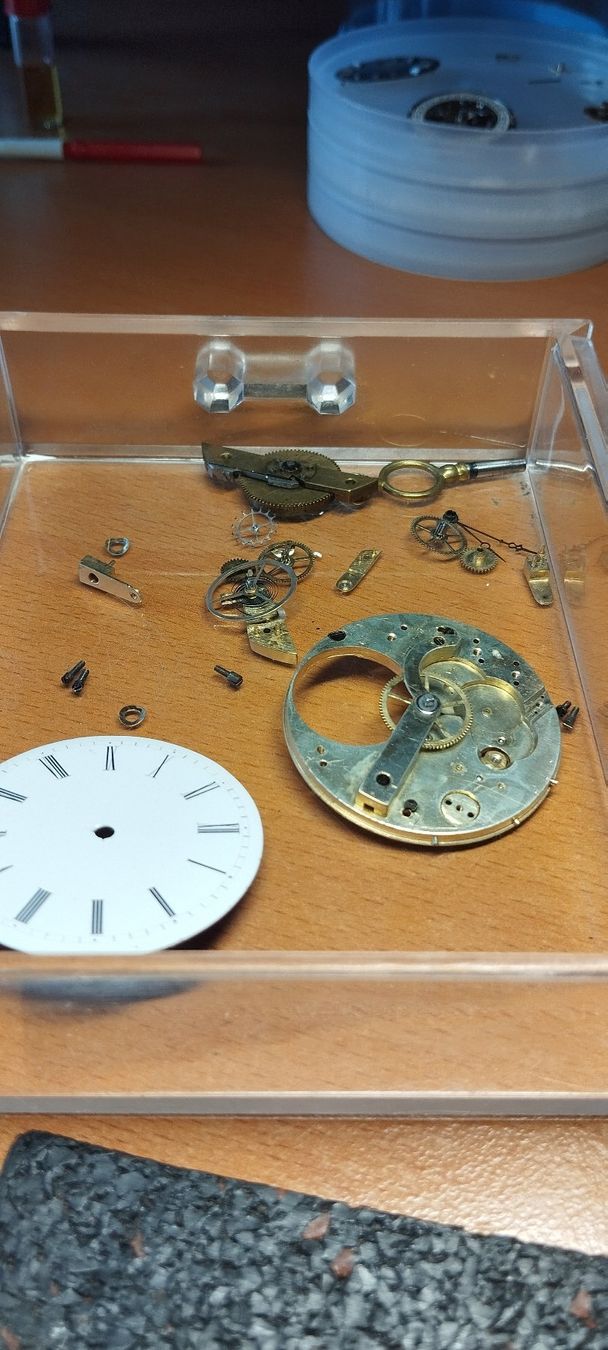 Orologi: montre de poche 19eme siècle argent – Usato da La Chaux-de-Fonds venduto da jac_9llg 6