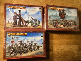 WARHAMMER FANTASY Orks & Goblins Belagerung Bausätze Set