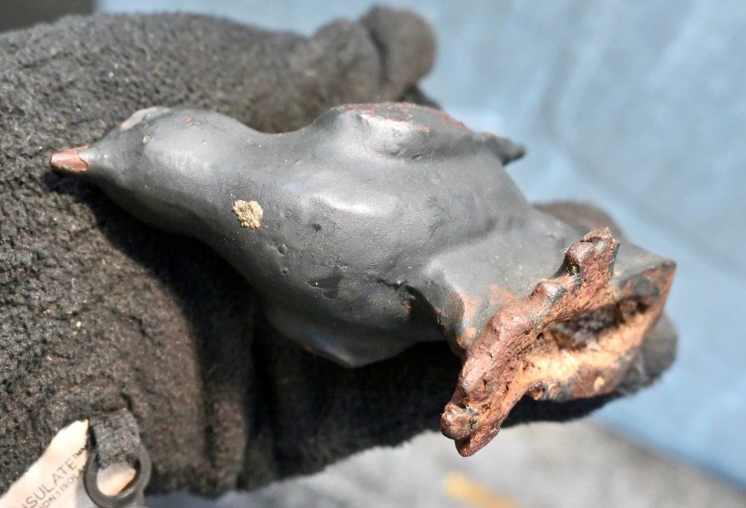 Figuren: alter GUSSEISEN Vogel gartenfigur etc A – Gebraucht aus Pfaffhausen von mono_rec 8