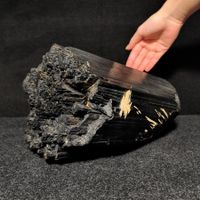 14 kg+ KRISTALL aus SCHORLIT, TURMALIN, Museum