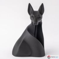 Minimalist Anubis Sculpture – Egyptian - 3D Printed
