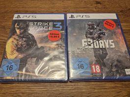 PS5 Spiele: Strike Force 3 und 63 Days (NEU und OVP)