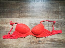 Rot Spitzen BH Grösse 75c - Sommerliche Dessous 