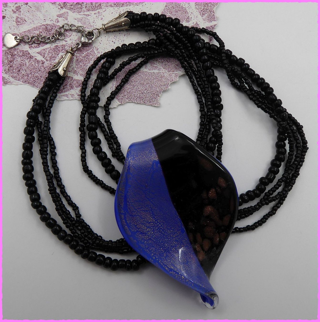 Catenine: 4-reihig Glasperlen - Collier Rocailles ca. 49cm – Nuovo e nell'imballaggio originale da Oberglatt ZH venduto da Diamond-Girl 5