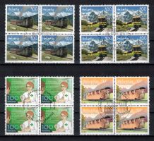 Schweiz 2018, Werbemarken Serie(n) im 4er-Block mit ET-ʘ