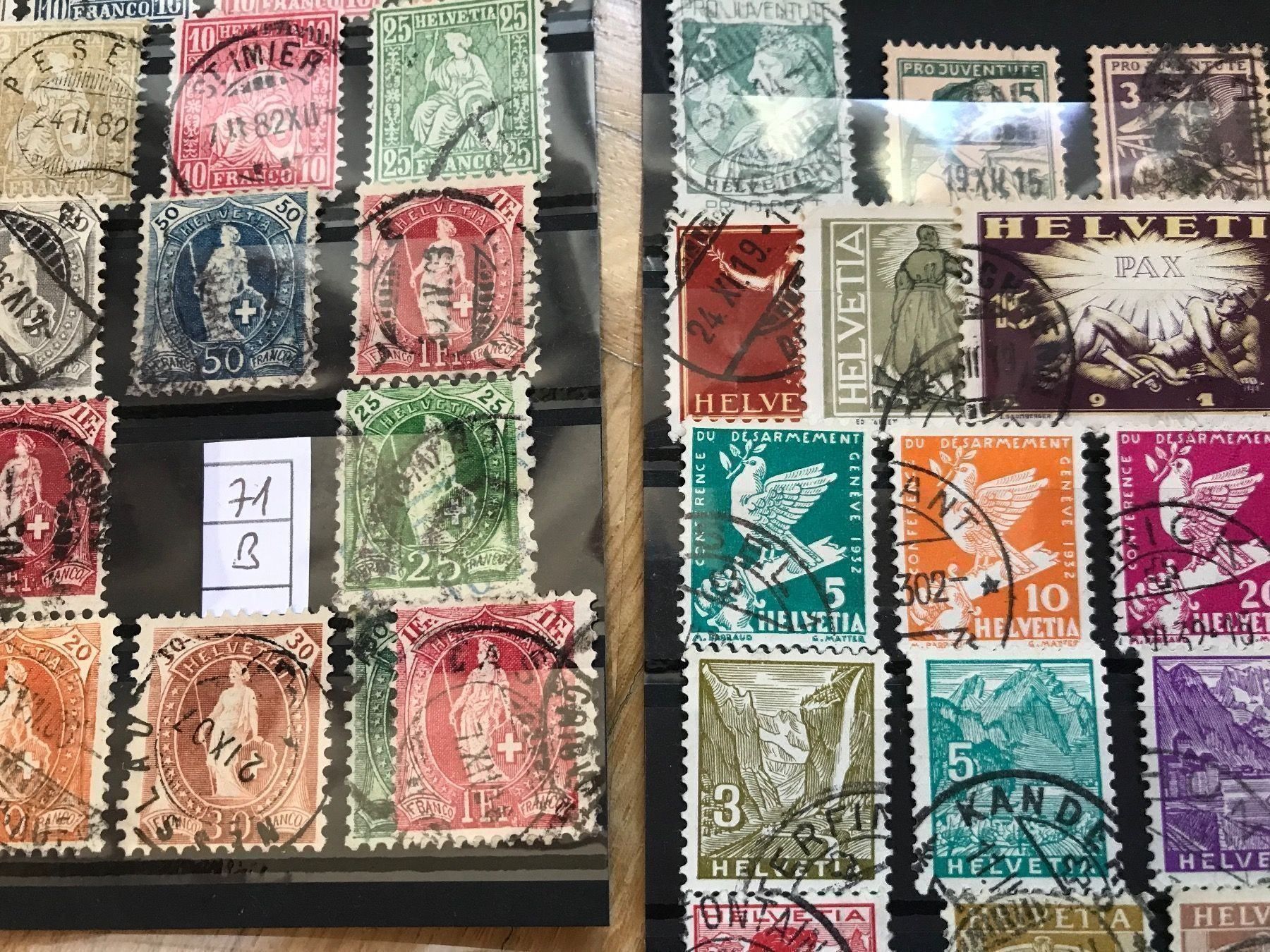Tous les timbres: Schönes Altlot ab Rayon mit Attest! – D'occasion à stäfa par brandy66 5