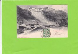 Rhonegletscher mit Hotel---1905