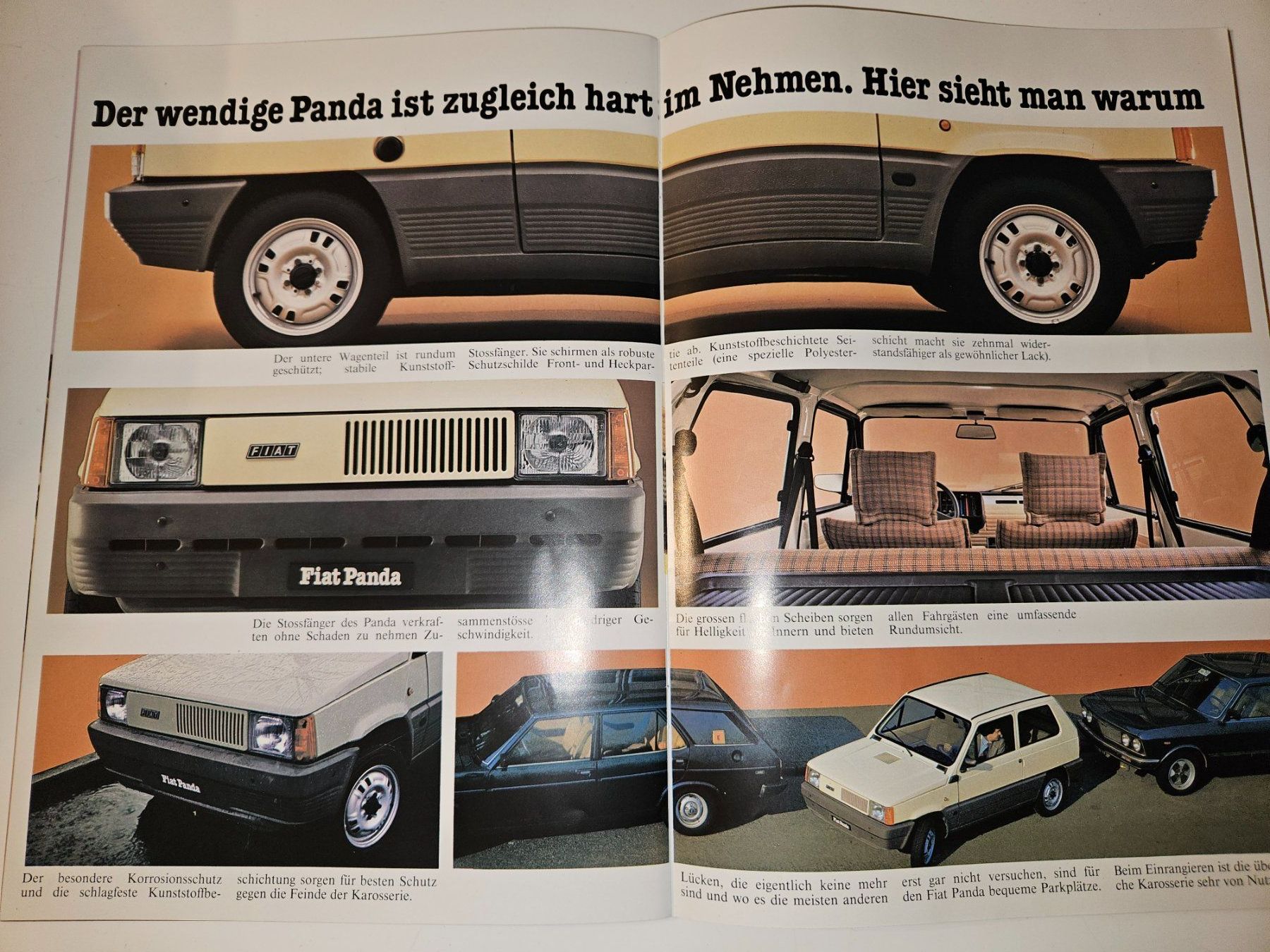 Fiat Documenti: Fiat Panda Original-Prospekt deutsch - Oldtimer – Usato da Gunzwil venduto da Charro03 3