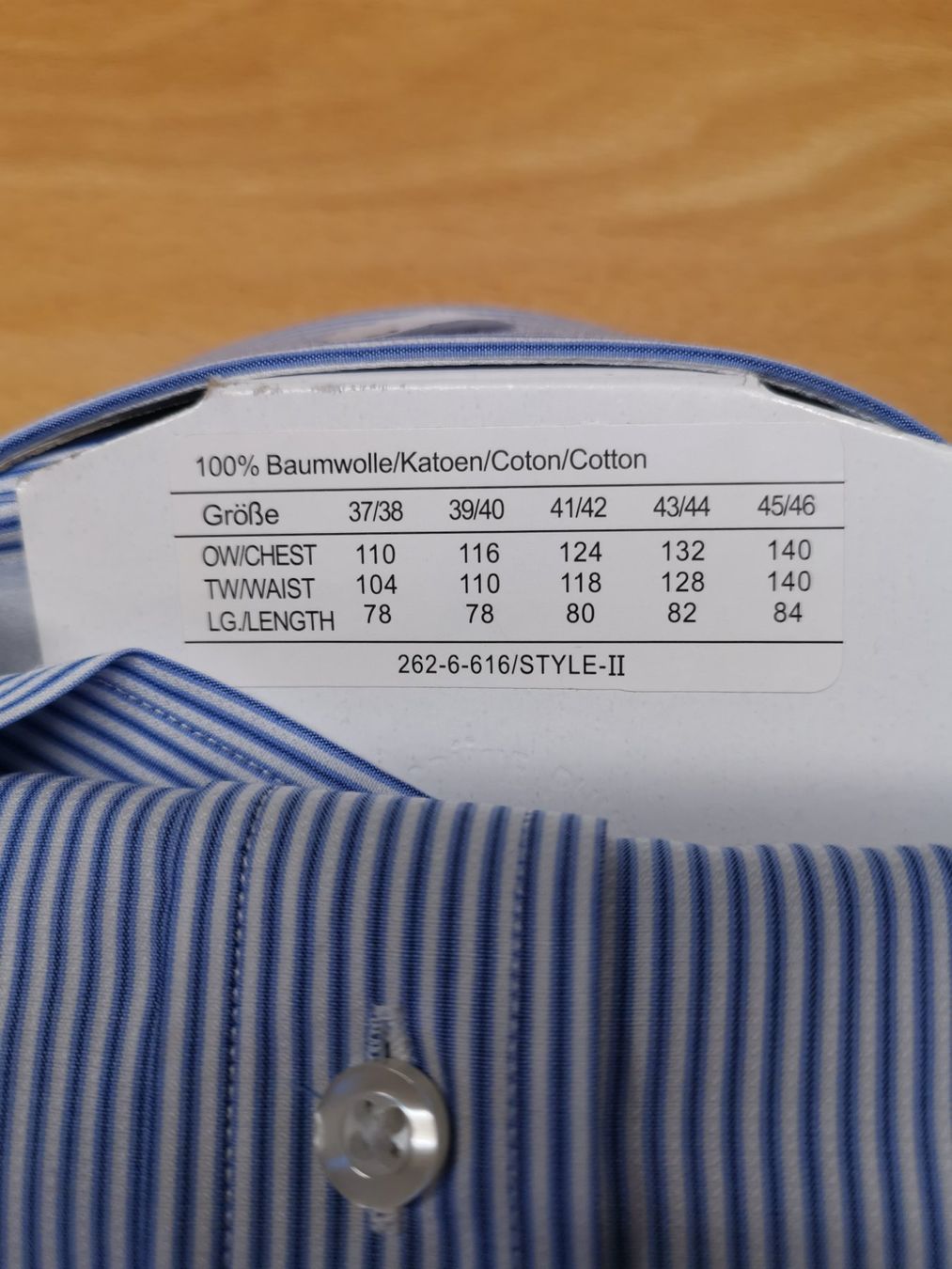 Paul Kehl Camicie: Herrenhemd Langarm, paul kehl, NEU, hellblau – Nuovo e nell'imballaggio originale da Seuzach venduto da NaehdesignMirjam 3