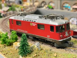 Bemo 1258 147, RhB Ge 4/4 II Reichenau-Tamins 627, H0m
