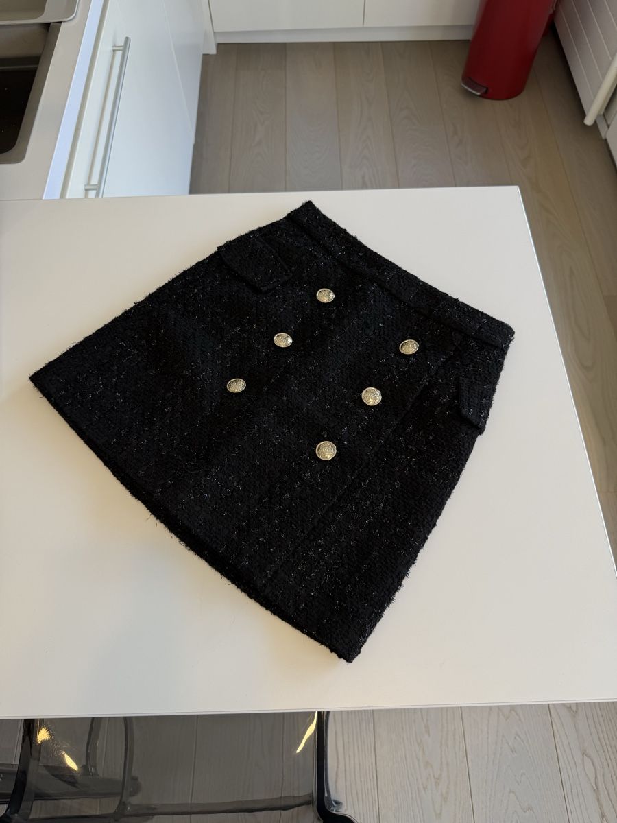 Morgan Gonne: Mini jupe MORGAN noir brodée taille - 34 – Nuovo (secondo la descrizione) da Genève venduto da iry_67wr 1