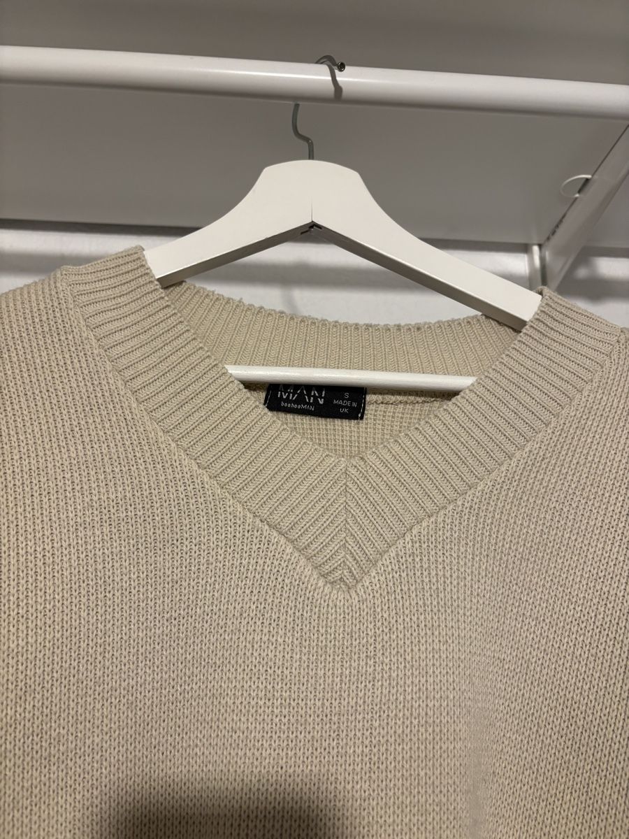 Maglioni & Felpe: V-Ausschnitt Strickpullover Beige - Perfekt für Herbst! – Nuovo (secondo la descrizione) da Küttigen venduto da Hedimia 1