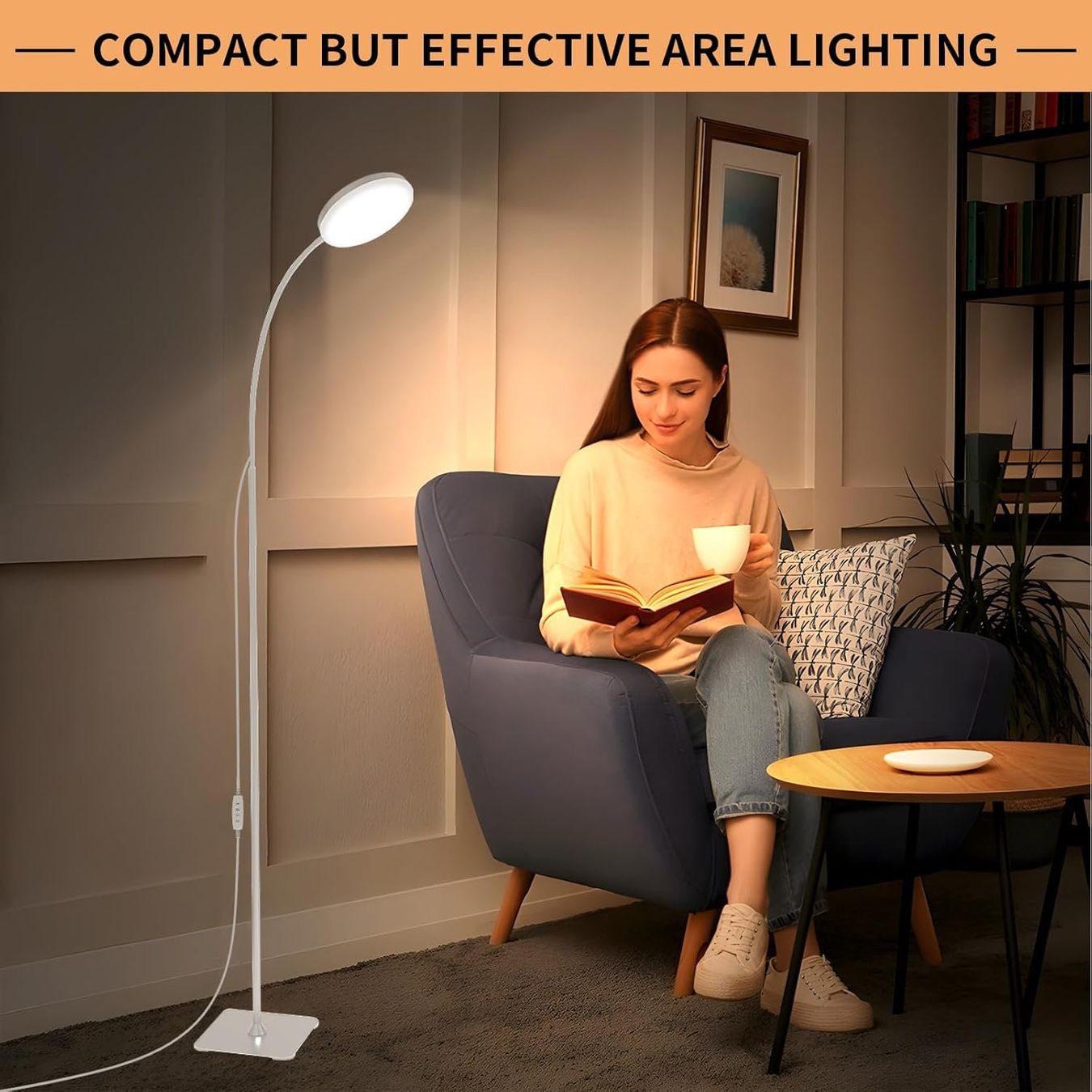 Lampade: Stehlampe, Leselampe, 3 Farbtemperaturen und 10 Helligkeiten – Nuovo e nell'imballaggio originale da Zürich venduto da MueDes 4