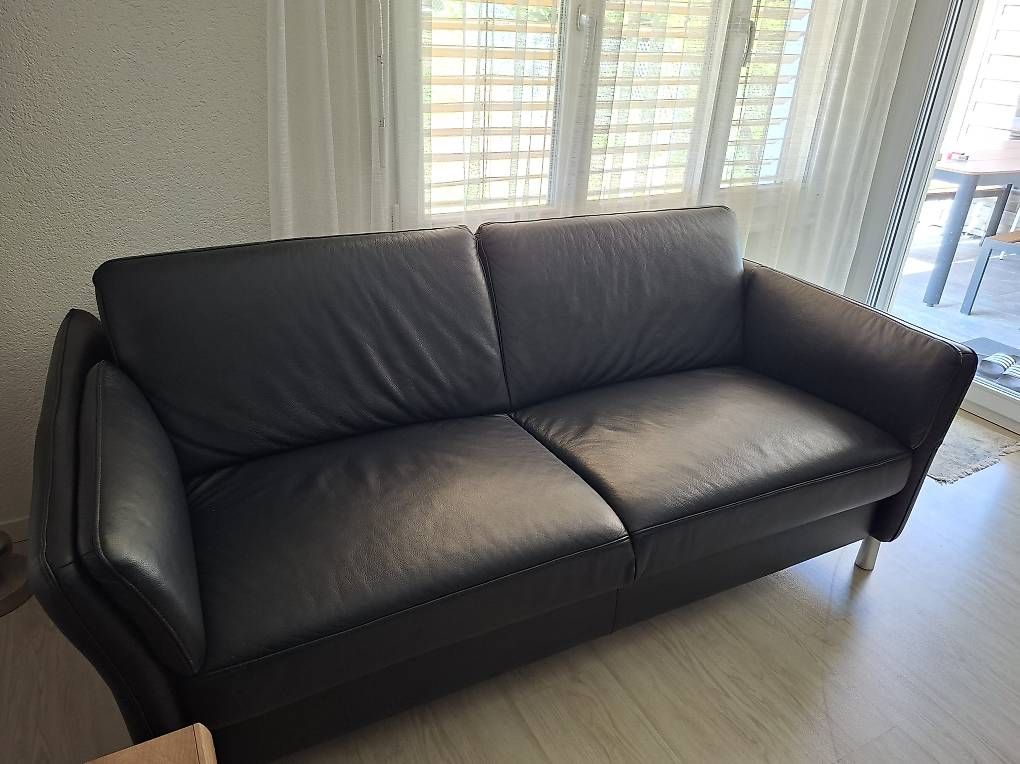 Sofas: Leder-Sofa – Gebraucht aus Boniswil von joe_5r7f 3