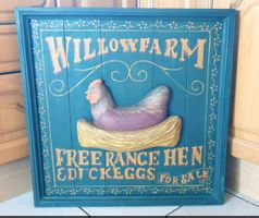 HOLZ-BILD WILLOWFARM - DEKO/EINRICHTUNG/WERBUNG