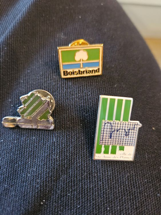 Lot De 3 Pin's En Métal émaillé Avec Drapeau National De L'Autriche