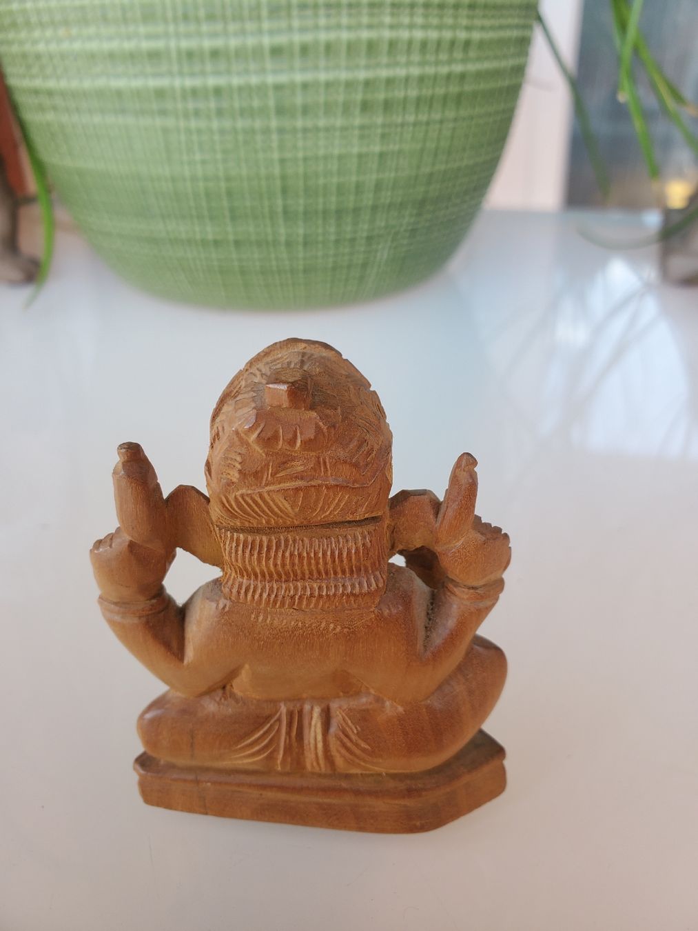 Statuette: Holzschnitzerei Ganesha Figur  – Usato da Frauenfeld venduto da BeneFull 2