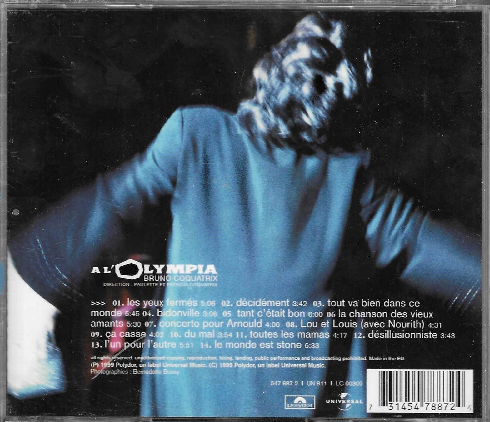 CD: Maurane - A l'Olympia – Usato da Savagnier venduto da Ne2065 1