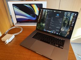 MacBook Pro 16 Zoll, i9, 64GB RAM, 1TB SSD