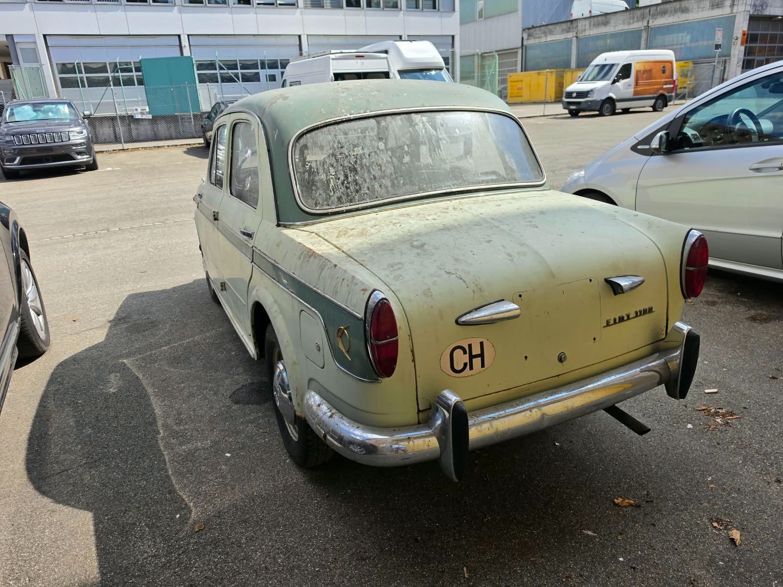 Fiat Automobili: Fiat 1100 Oldtimer 1959 Restaurationsobjekt – Usato da Allschwil venduto da MAS-Auto-Allschwil 6