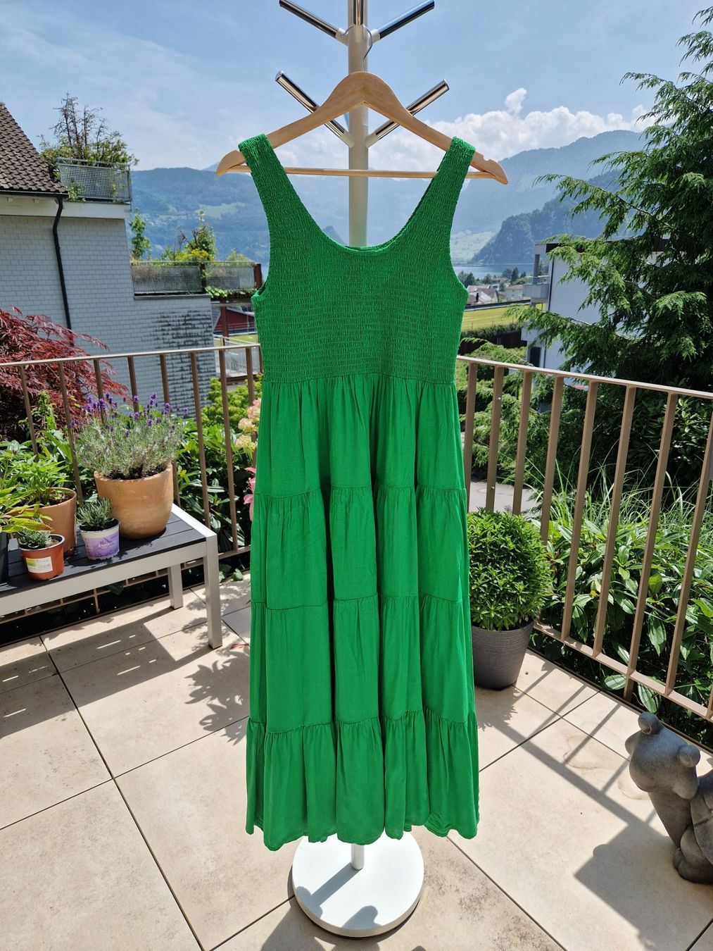 Vestiti: Robe d'été longue vert émeraude - Élégante! – Usato da Hergiswil NW venduto da luc_b5pz 1