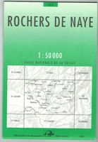 Landkarte Rochers de Naye 1992
