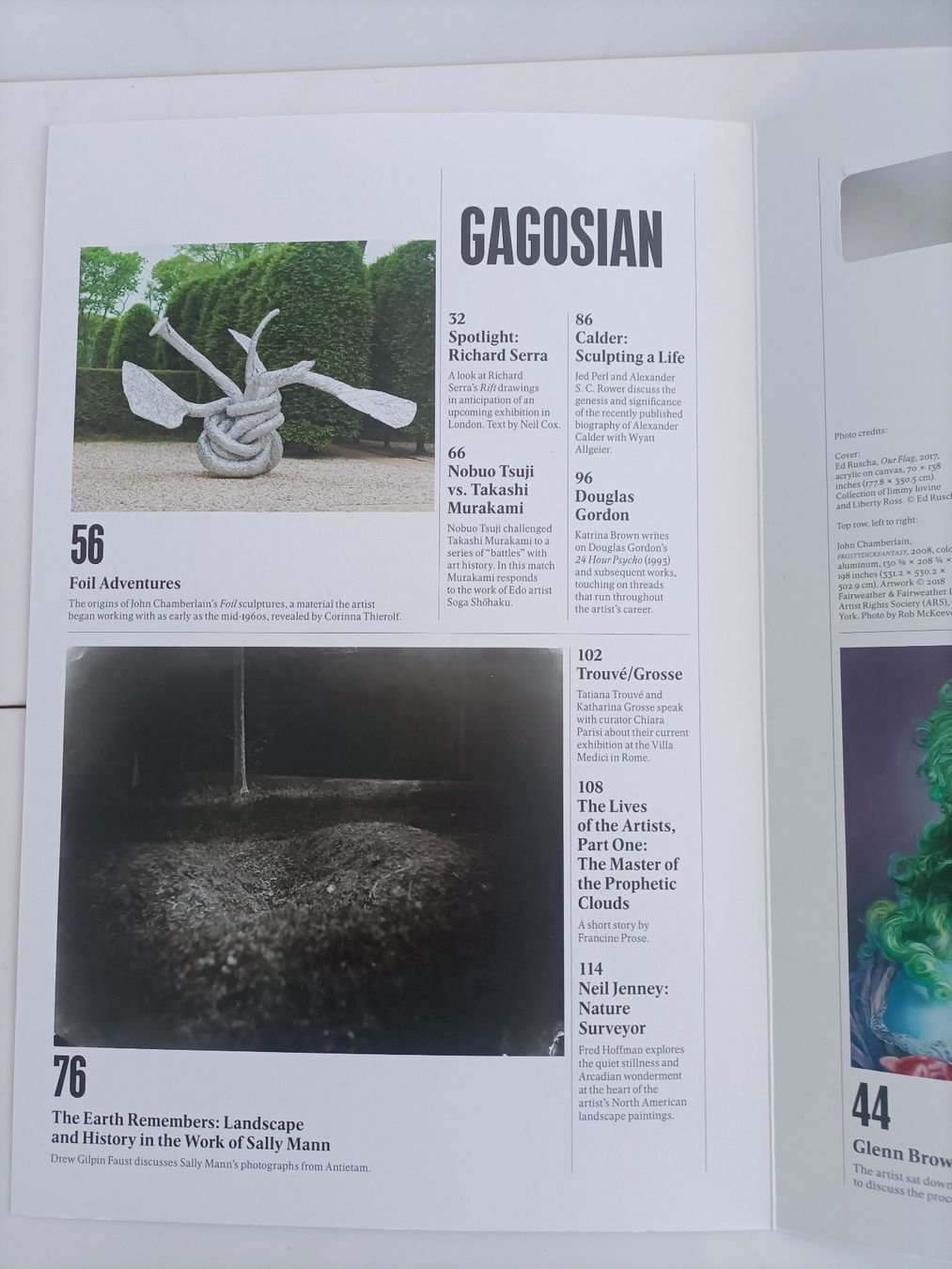 Livres: Gagosian quarterly spring 2018 - Ed Ruscha – D'occasion à crans montana par AB3963 1