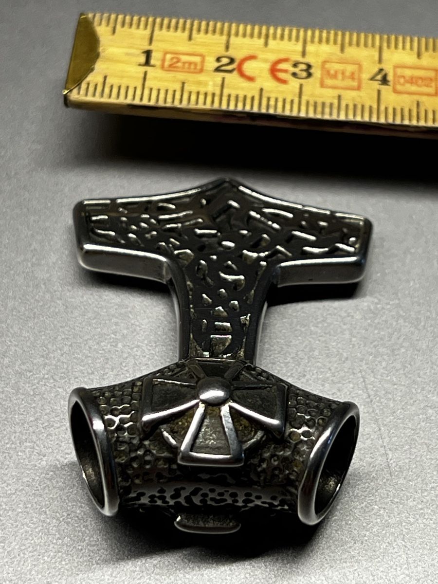 Ciondoli: Wikinger Thors Hammer Anhänger Edelstahl – Usato da Niederwangen BE venduto da KFI 3