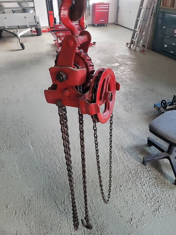 Paranco multiuso: Ketten Kran 500kg – Usato da Stetten AG venduto da 710er.Deckel