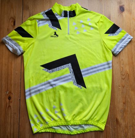 Radtrikot Blacky vintage Grösse XL Velo Fahrrad Trikot