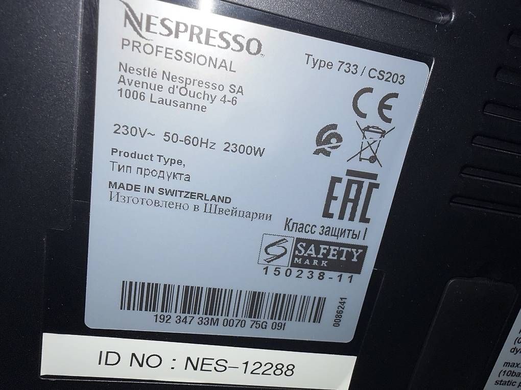 Kaffeemaschinen & Espressomaschinen: Machine à café Nespresso professionnel – Gebraucht aus La Chaux-de-Fonds von ann_8n89 3