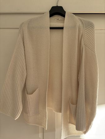 Strickjacke Pull&Bear beige grob gestrickt guter Zustand