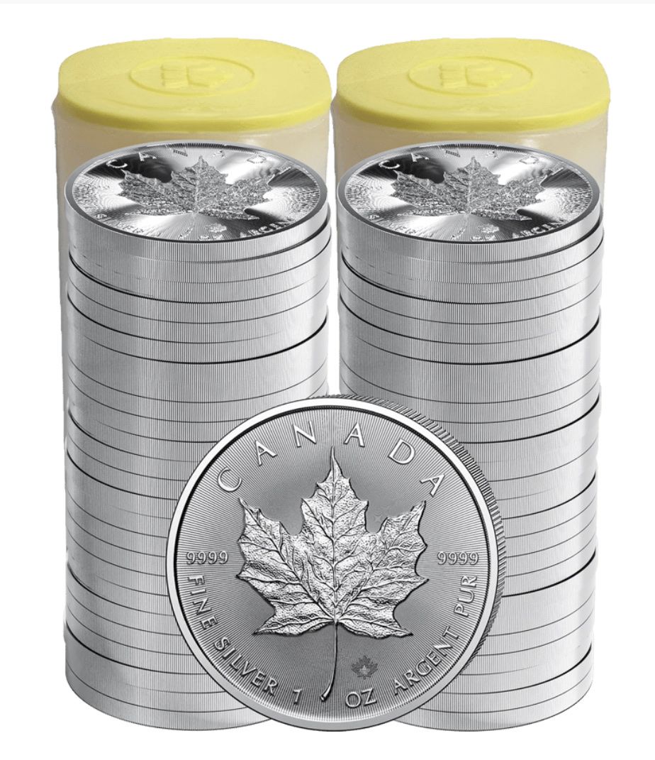 Toutes les monnaies: 50 Maple Leaf Silberunzen 2020 – Neuf (Voir description) à Steffisburg par Michaels011