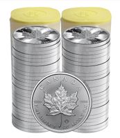 50 Maple Leaf Silberunzen 2020
