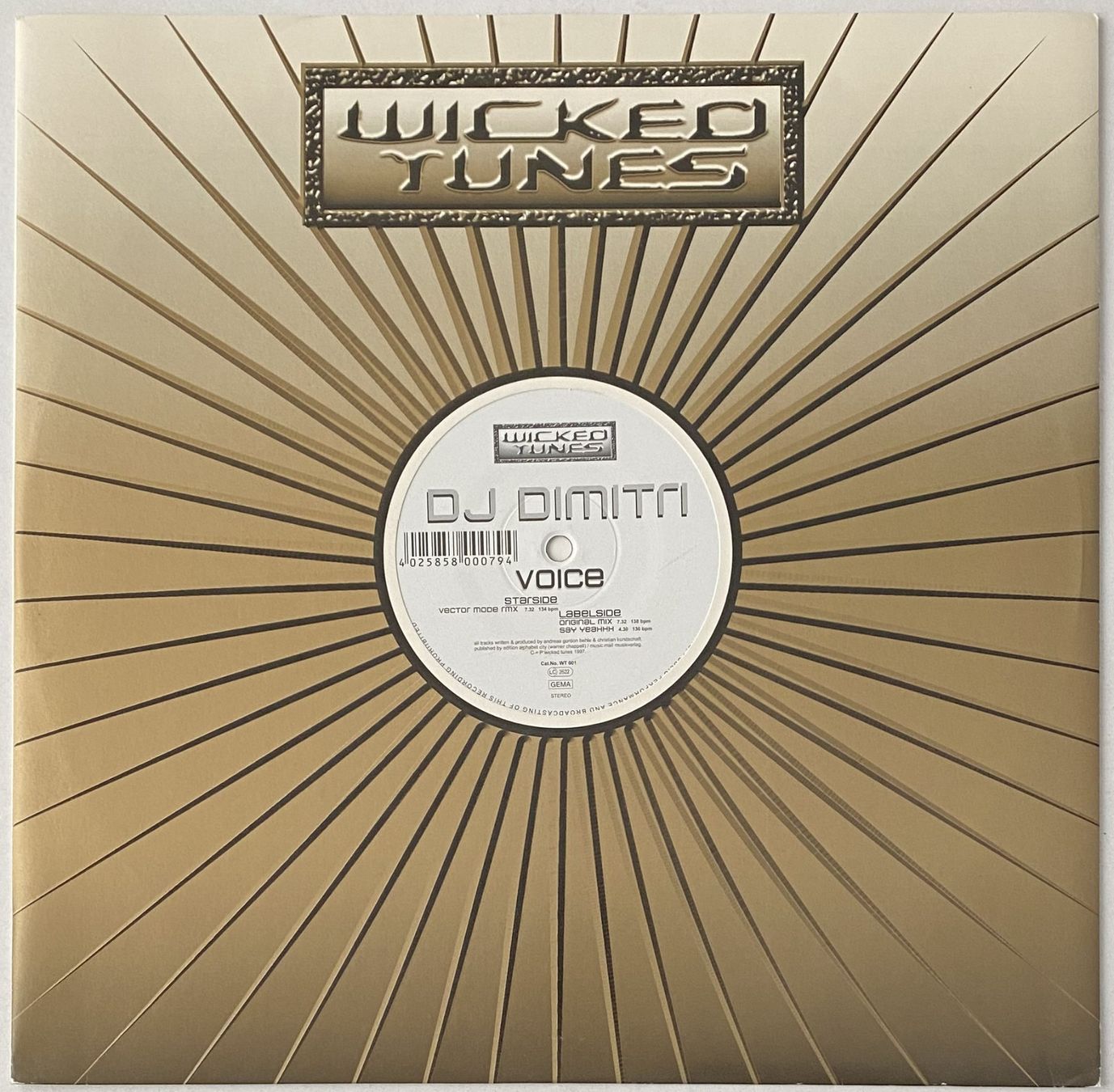 Vinyles: DJ Dimitri, Voice (Trance) – Neuf (Voir description) à Flums par Empe1