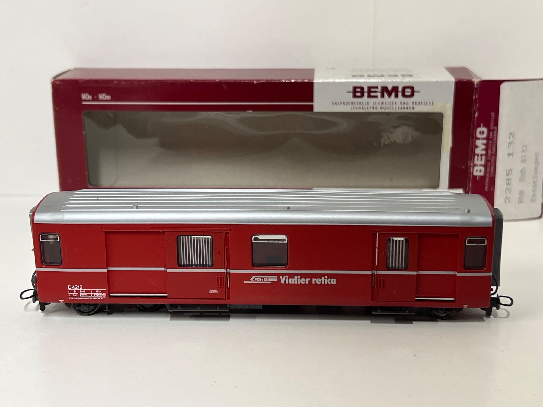 Bemo Modelleisenbahnen: Bemo  D4212 Gepäckwagen  RhB H0m – Gebraucht aus Neuenhof von ludovicco