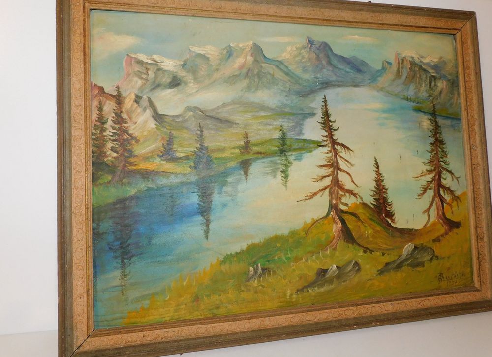 kunst-gem-lde-lbild-signiert-u-datiert-gem-lde-gebraucht-in-sursee