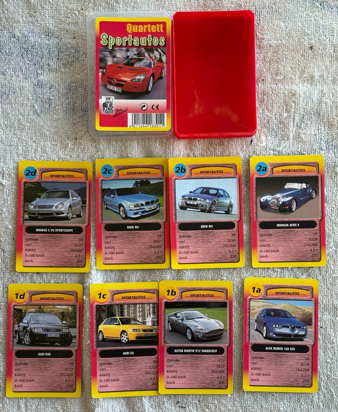 Giochi: QUARTETT SPORTAUTOS – Usato da Ostermundigen venduto da Heavenmaus75 3